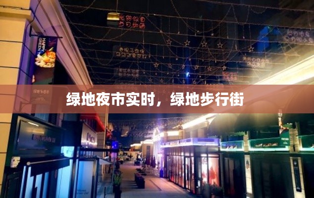 绿地夜市实时，绿地步行街 