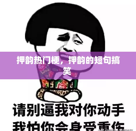 押韵热门梗，押韵的短句搞笑 