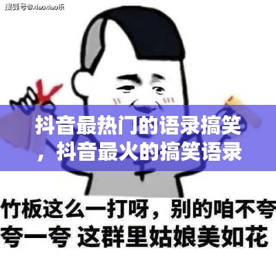 抖音最热门的语录搞笑，抖音最火的搞笑语录 