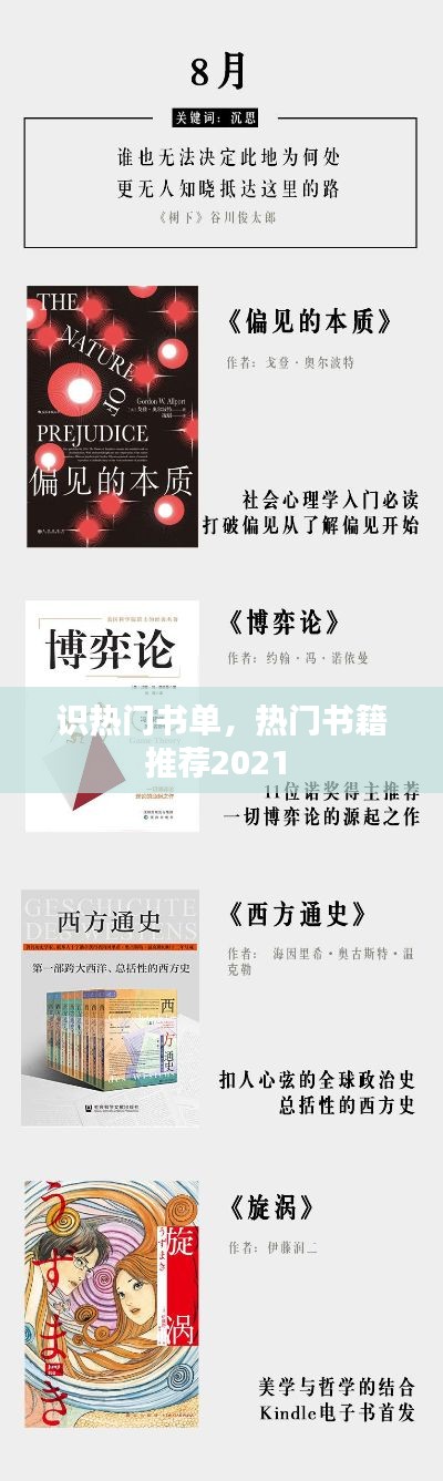 识热门书单，热门书籍推荐2021 