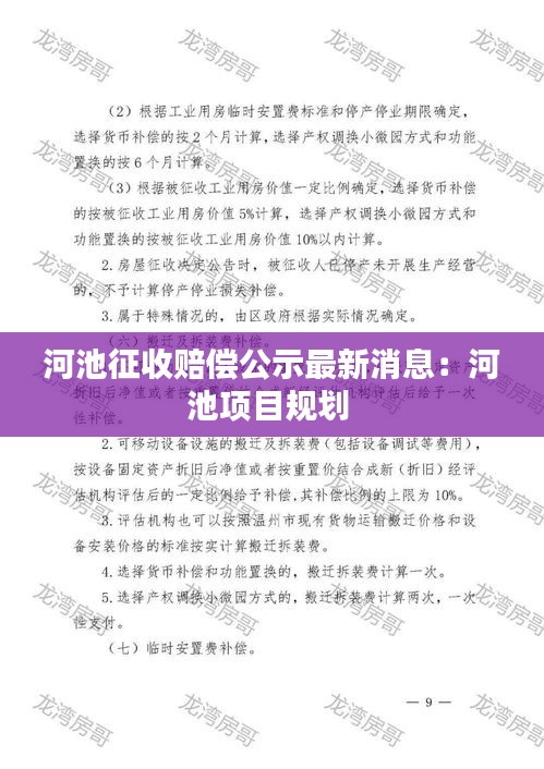 河池征收赔偿公示最新消息：河池项目规划 