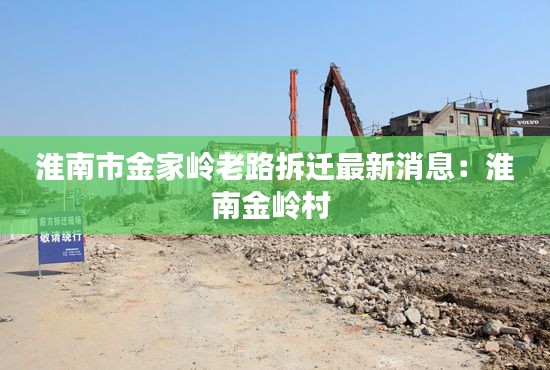 淮南市金家岭老路拆迁最新消息：淮南金岭村 