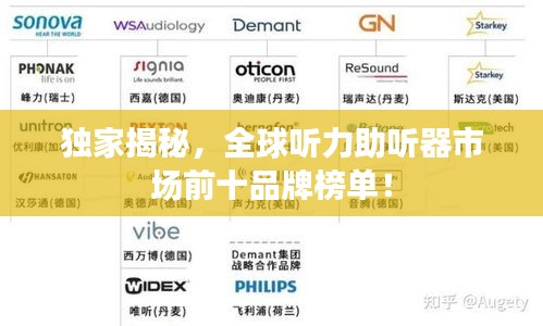 独家揭秘，全球听力助听器市场前十品牌榜单！