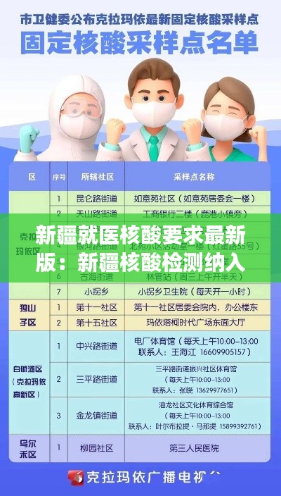 新疆就医核酸要求最新版：新疆核酸检测纳入医保了吗 