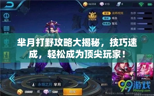 芈月打野攻略大揭秘，技巧速成，轻松成为顶尖玩家！