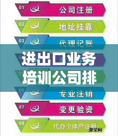 进出口业务培训公司排名大揭秘，影响力与口碑的双重考量！