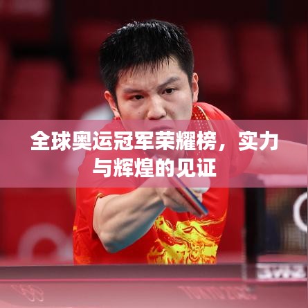 全球奥运冠军荣耀榜，实力与辉煌的见证