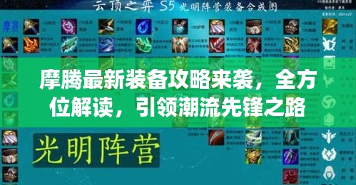 摩腾最新装备攻略来袭，全方位解读，引领潮流先锋之路