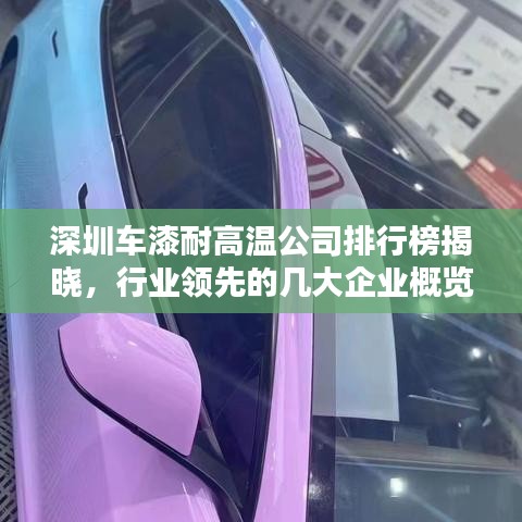 深圳车漆耐高温公司排行榜揭晓，行业领先的几大企业概览