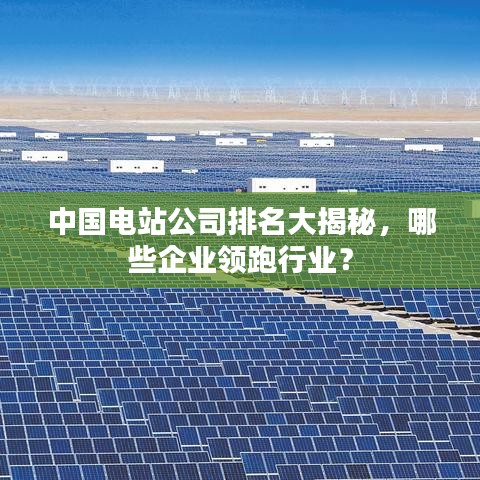 中国电站公司排名大揭秘，哪些企业领跑行业？