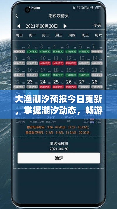 大渔潮汐预报今日更新，掌握潮汐动态，畅游海边无忧！