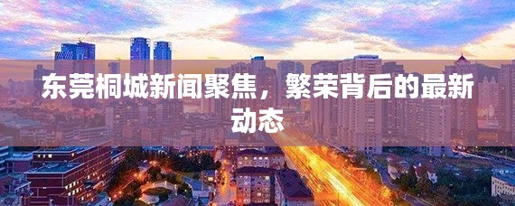 东莞桐城新闻聚焦，繁荣背后的最新动态