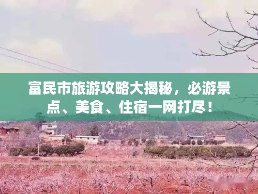 富民市旅游攻略大揭秘，必游景点、美食、住宿一网打尽！