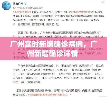 广州实时新增确诊病例，广州新增确诊详情 
