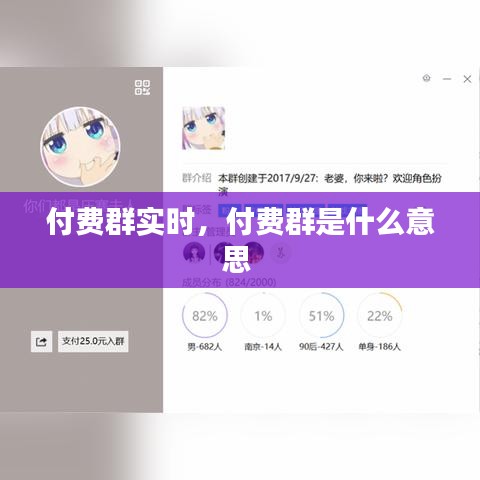 付费群实时，付费群是什么意思 