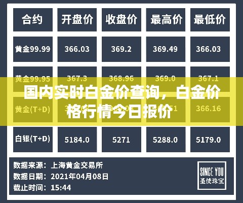 国内实时白金价查询，白金价格行情今日报价 