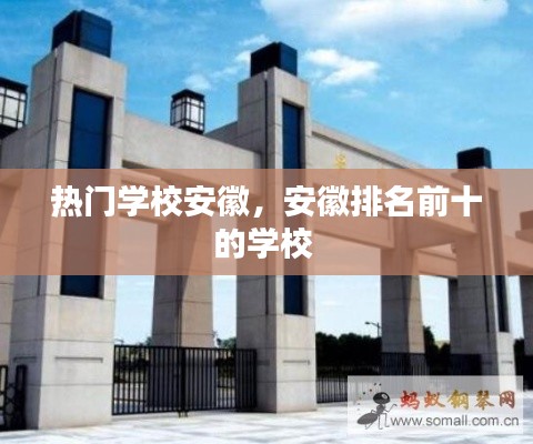 热门学校安徽，安徽排名前十的学校 