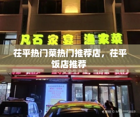 茌平热门菜热门推荐店，茌平饭店推荐 