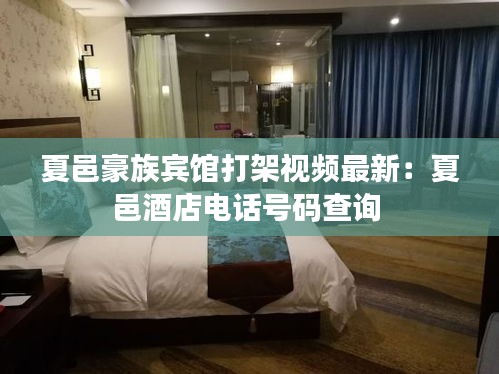 夏邑豪族宾馆打架视频最新：夏邑酒店电话号码查询 