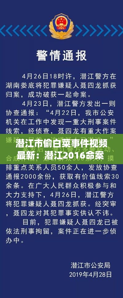 潜江市偷白菜事件视频最新：潜江2016命案 