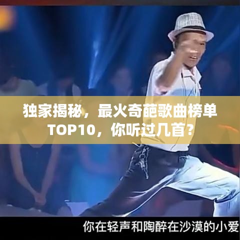 独家揭秘，最火奇葩歌曲榜单TOP10，你听过几首？