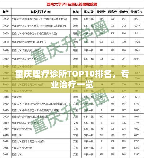 重庆理疗诊所TOP10排名，专业治疗一览