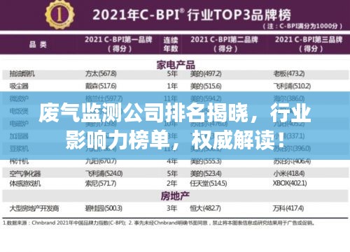 废气监测公司排名揭晓，行业影响力榜单，权威解读！