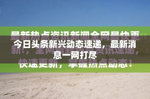 今日头条新兴动态速递，最新消息一网打尽