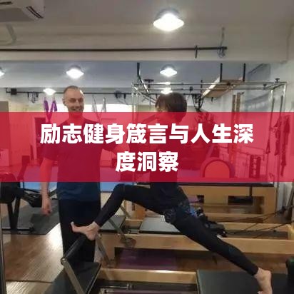 励志健身箴言与人生深度洞察