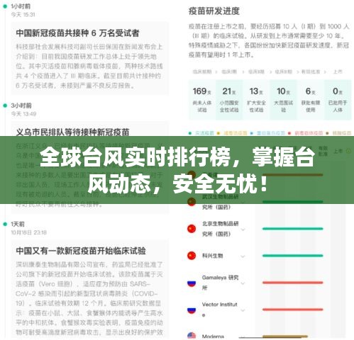 全球台风实时排行榜，掌握台风动态，安全无忧！