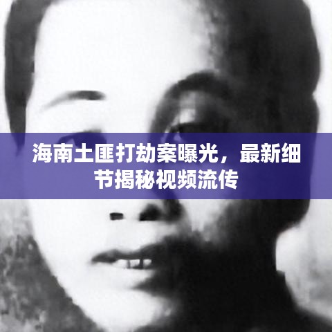 海南土匪打劫案曝光，最新细节揭秘视频流传