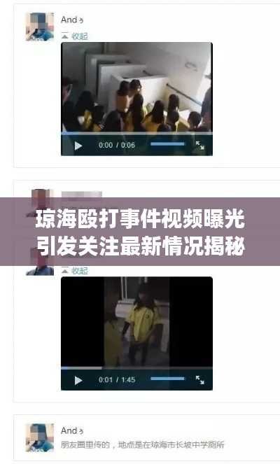 琼海殴打事件视频曝光引发关注最新情况揭秘